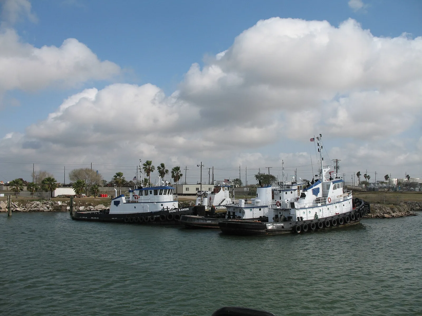 Maritime vessels at the Port of Brownsville